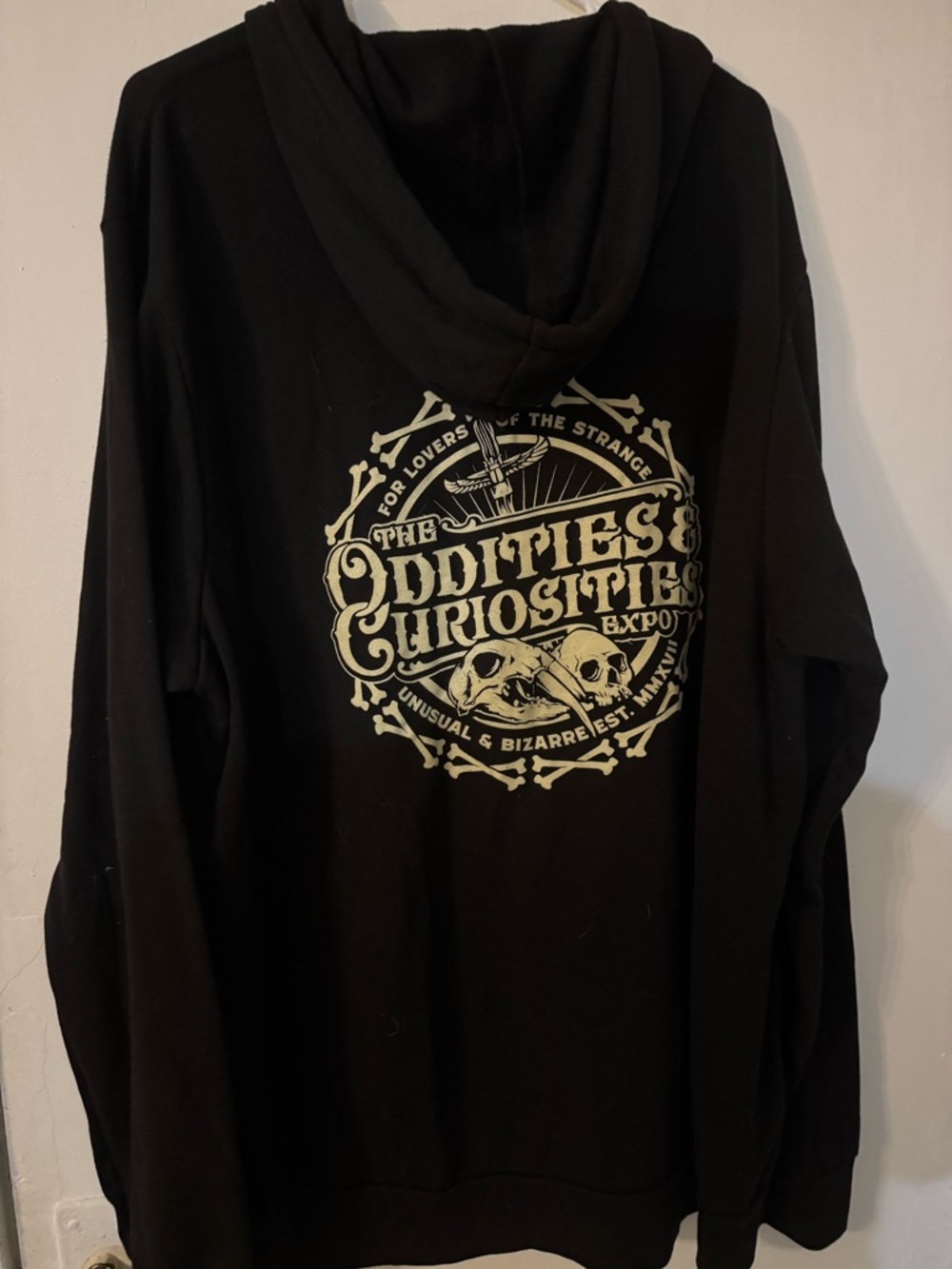 Oddities & Curiosities Black Graphic Hoodie